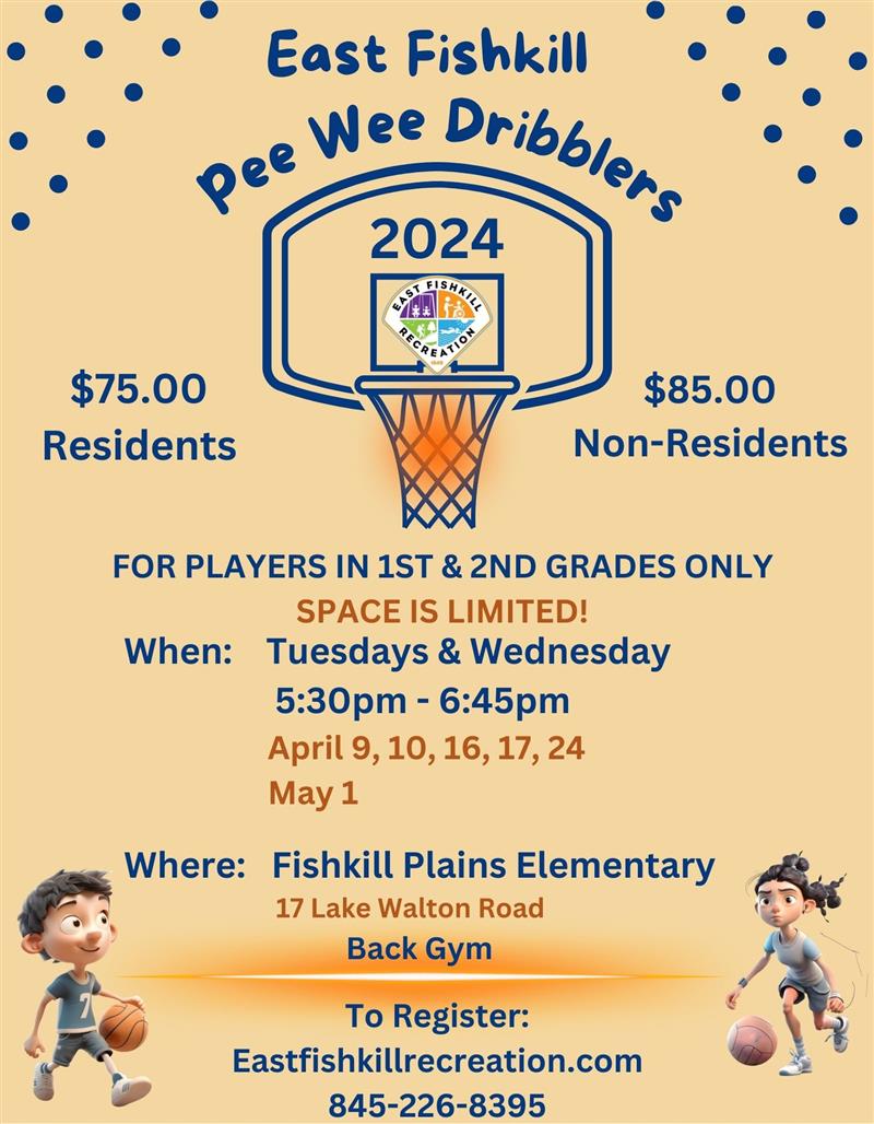 Pee Wee Dribblers - 1st & 2nd Grade Only