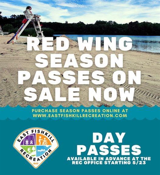 Town of East Fishkill Recreation Red Wing Season Pass